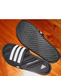 adidas New Zeitfrei Fitfoam Slide Sandals Blackwhite Size 8 9 10 11, $31