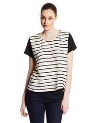 Collective Concepts Stripe Short Sleeve Top