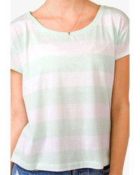 Forever 21 Striped Boxy Tee