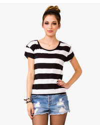 Forever 21 Striped Boxy Tee