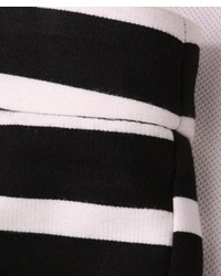 ChicNova Black And White Stripes Shorts