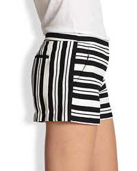 Tibi Summer Stripe Shorts