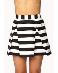 Forever 21 Daring Stripe Pleated Skirt