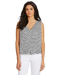 Gibson Latimer Striped Infinity Knit Top