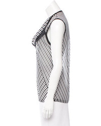 Givenchy Striped Sleeveless Top