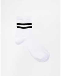 Asos Collection 2 Stripe Ankle Socks