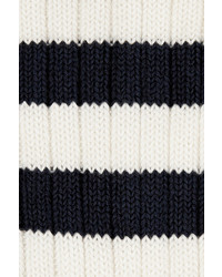 Sonia Rykiel Striped Knitted Cotton Socks