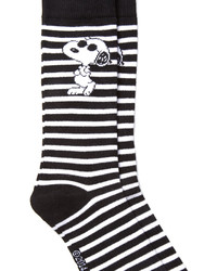 Forever 21 Striped Snoopy Socks