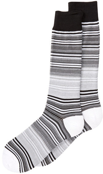 Tallia Thin Striped Socks, $12 | Nordstrom Rack | Lookastic