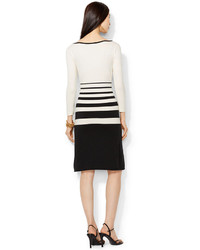 Lauren Ralph Lauren Long Sleeve Striped Sweater Dress