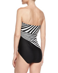Gottex Illusion Stripe One Piece Swimsuit