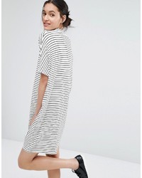 Just Female Nora Dress In Stripe With Short Sleeves