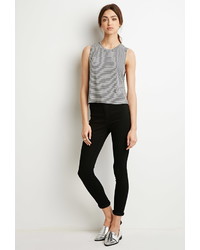 Forever 21 Striped Boxy Tank