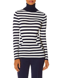 The Limited Striped Turtleneck Sweater