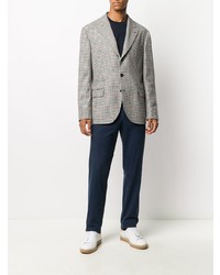 Brunello Cucinelli Houndstooth Single Breasted Jacket