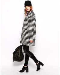 Just Female Houndstooth Coat