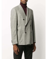 Tagliatore Double Breasted Houndstooth Blazer