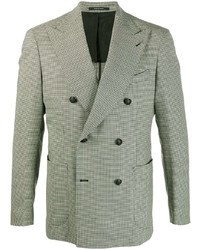 Tagliatore Double Breasted Houndstooth Blazer