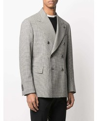 Gabriele Pasini Houndstooth Check Double Breasted Blazer