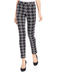 Ny Collection Petite Houndstooth Print Pants