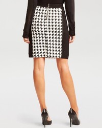 Kenneth Cole New York Justina Houndstooth Skirt