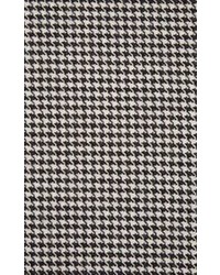 Drakes Drakes Houndstooth Flannel Scarf Grey