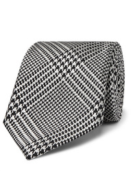 Tom Ford 85cm Houndstooth Silk And Wool Blend Tie