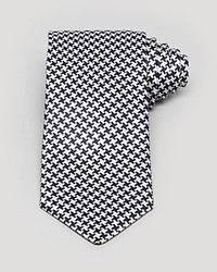 Canali Houndstooth Print Classic Tie