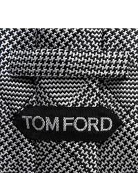 Tom Ford Houndstooth Silk Jacquard Tie