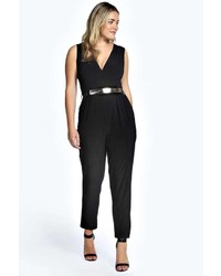 Boohoo Fiona Wrap Front Jumpsuit