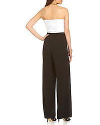 GUESS Dotted Strapless Jumpsuit