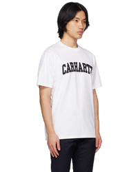 CARHARTT WORK IN PROGRESS White University T Shirt