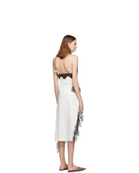 MARQUES ALMEIDA White Lace Slip Dress