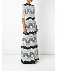Olympiah Lace Panelled Gown
