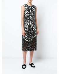 Proenza Schouler Lacquered Lace Sleeveless Dress