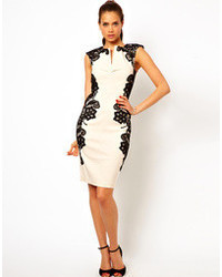 Paper Dolls Mirrored Lace Body Conscious Dress