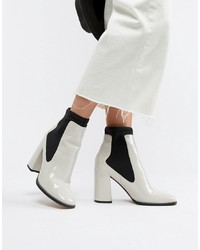 ASOS DESIGN East Side Patent Ankle Boots
