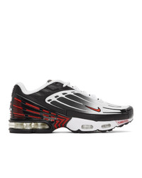Nike Black And Red Air Max Plus Iii Sneakers