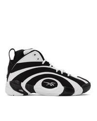 Reebok Classics Black And White Shaqnosis Basketball Sneakers