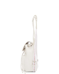 Off-White White Diag Backpack