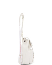 Off-White White Diag Backpack