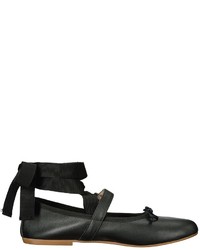Massimo Matteo Ballerina With Strap Slip On Shoes