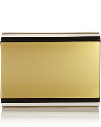 Jimmy Choo Candy Paneled Acrylic And Leather Clutch