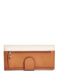 GUESS Color Blocked File Clutch