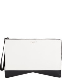 Narciso Rodriguez Colorblock Clutch Colorless