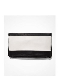 Express Color Block Fold Over Clutch