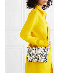 Wandler Luna Zebra Print Calf Hair Shoulder Bag