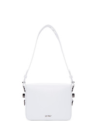 Off-White White Diag Flap Bag