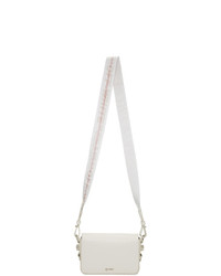 Off-White White Mini Diag Flap Bag