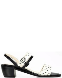 5ymedio Olivia Dalmatian Soft Stamped Leather Sandals